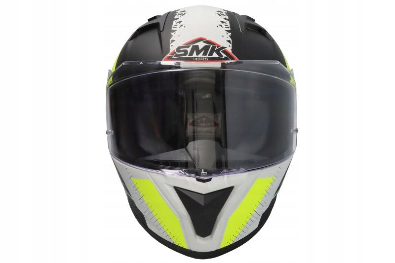 SMK STELLAR SWANK MA124 full-face motorcycle helmet black/matt/yellow L Packaging status original