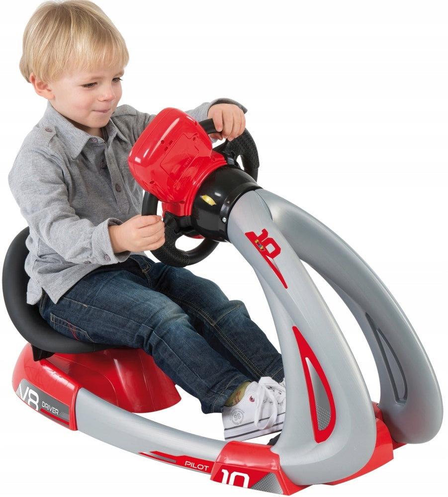 Vairavimo simuliatorius Smoby V8 Driver su judančiais pedalais