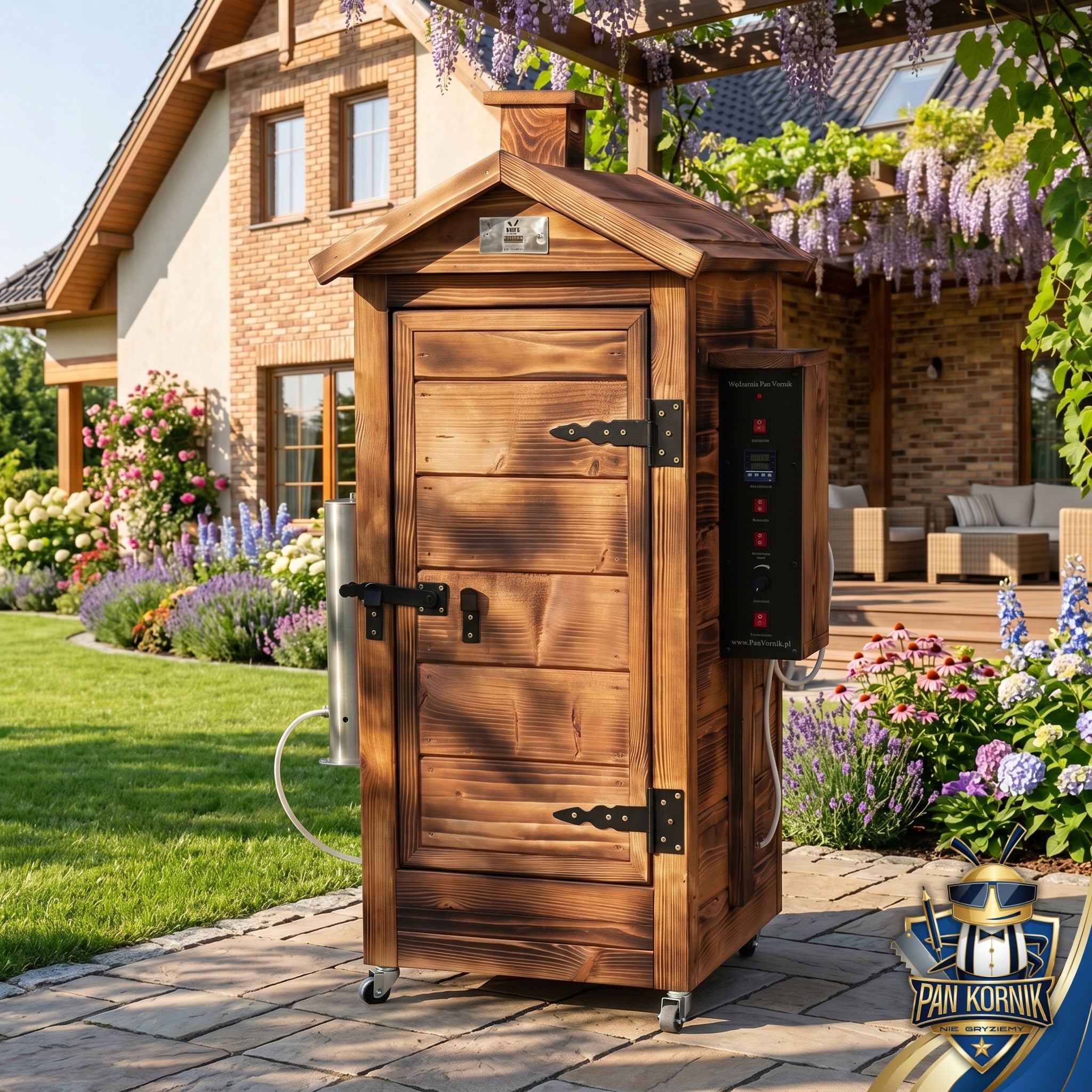 SMOKEHOUSE ELECTRIC MOBILE WOOD IMPREGNATION COLOR 5072 AND TANNING Packaging status original