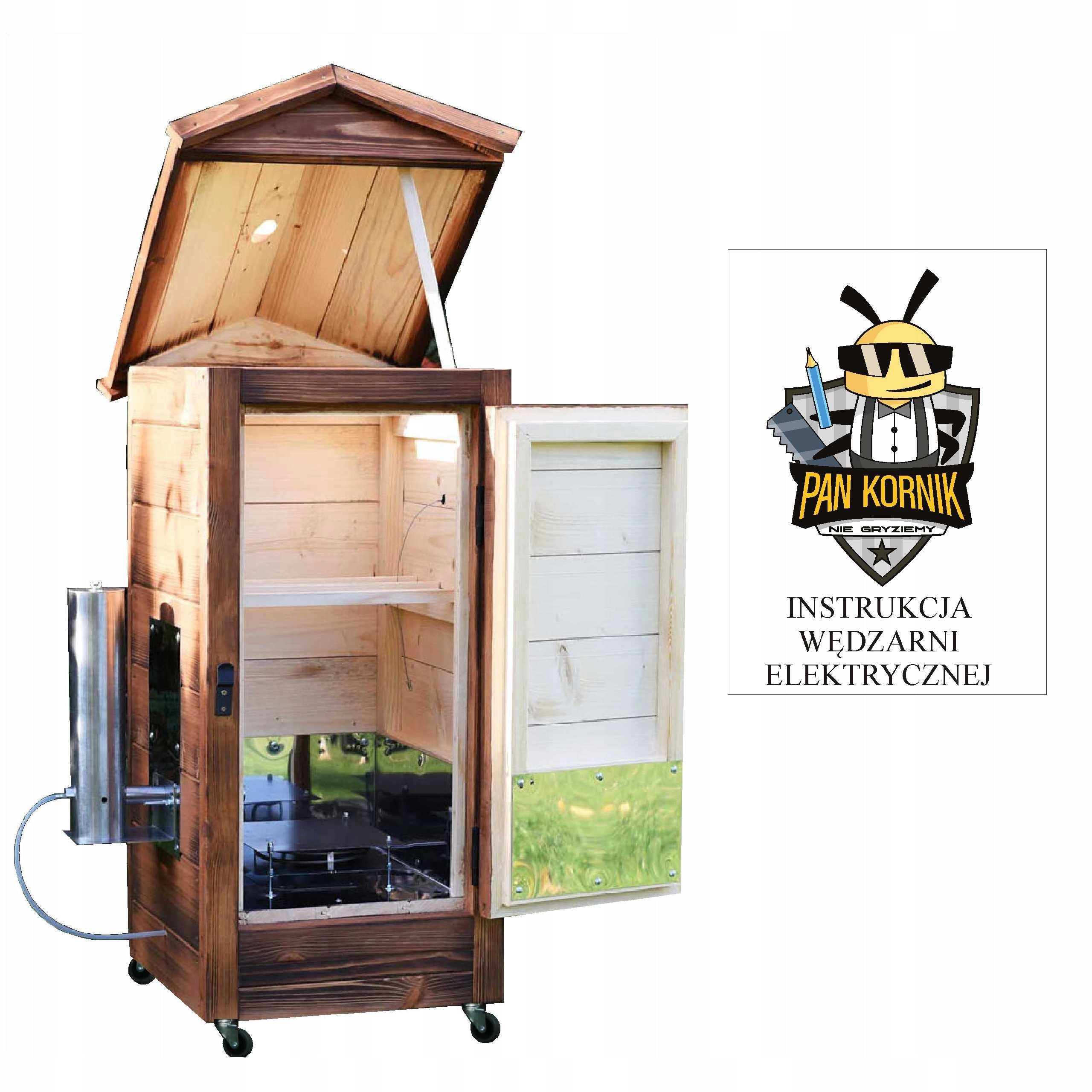 SMOKEHOUSE ELECTRIC MOBILE WOOD IMPREGNATION COLOR 5072 AND TANNING