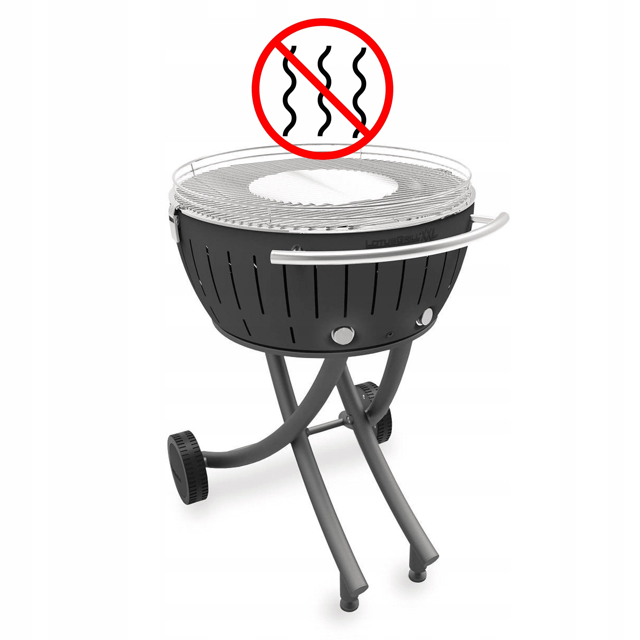 SMOKELESS CHARCOAL GRILL LOTUSGRILL GARDEN LARGE SET MOBILE TROLLEY XXL Manufacturer LotusGrill