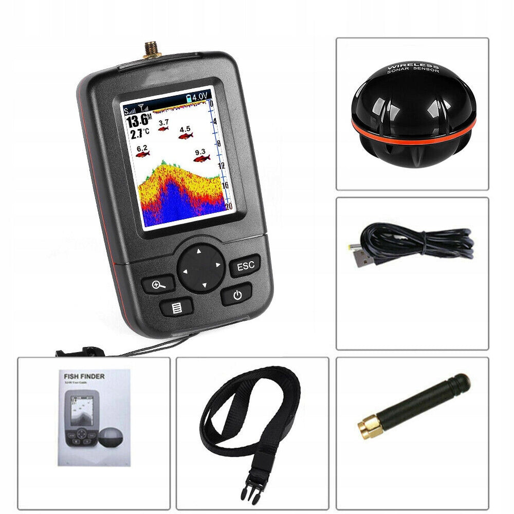 SMOKING ECHO SOUNDER BAIT BOAT FOR FISH SONAR 100M 300M MAH Batteries included yes