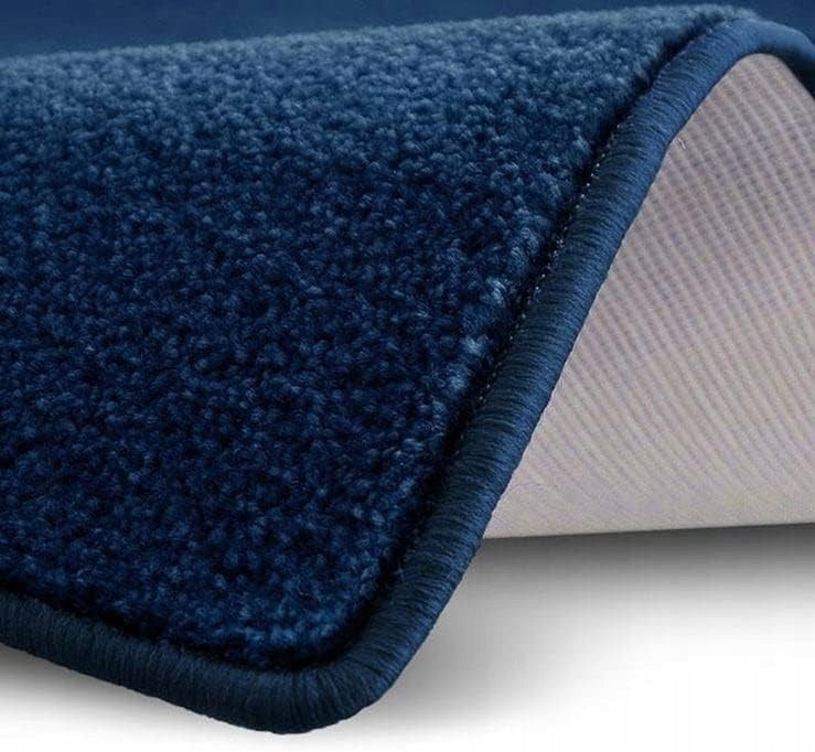 SMOOTH ROOM RUG NAVY BLUE 160X200 LIVING ROOM BEDROOM TO SIZE Manufacturer code Dywan Gładki Wykładzina dla Dziecka Miękka