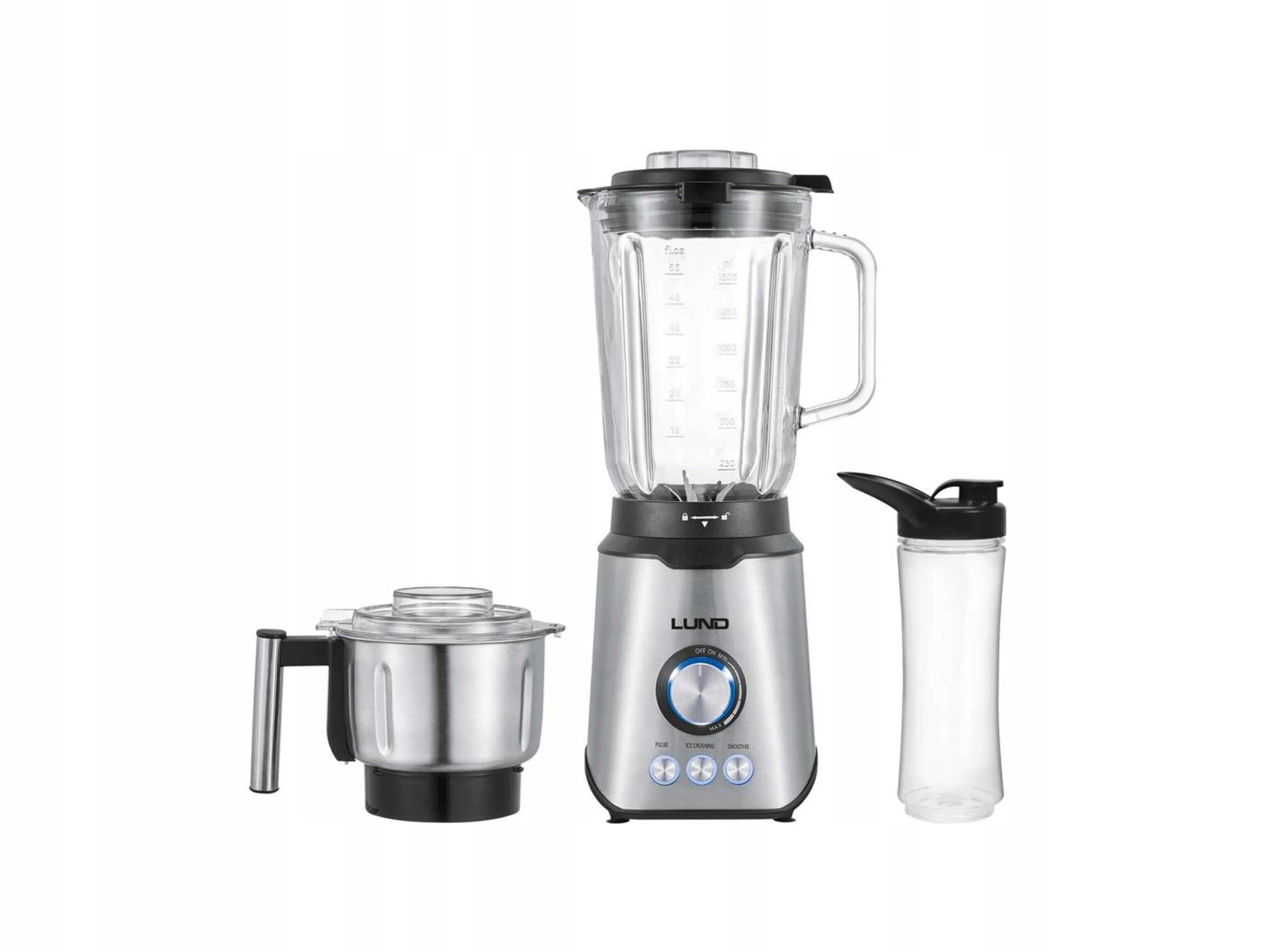 SMOOTHIE BLENDER 1200W + BOTTLE + GRINDER LUND GIFT SET