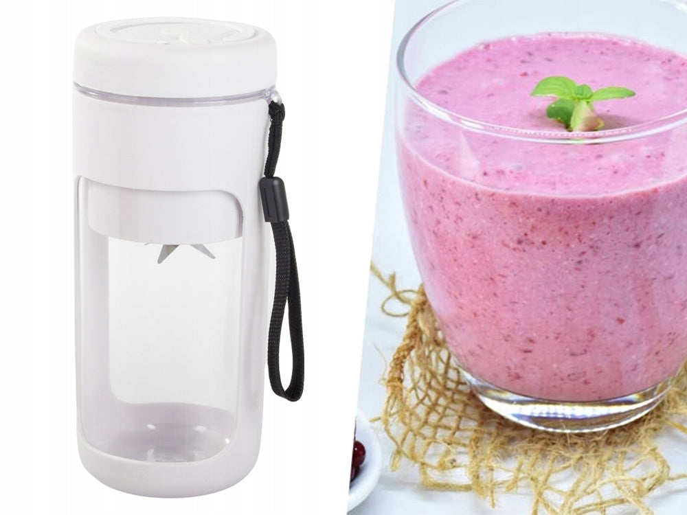 SMOOTHIE BLENDER PORTABLE USB WIRELESS ICE SHREDDER LANYARD Packaging status original
