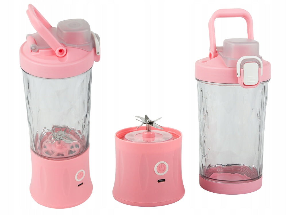 SMOOTHIE BLENDER PORTABLE USB WIRELESS ICE SHREDDER ROSES Packaging status original