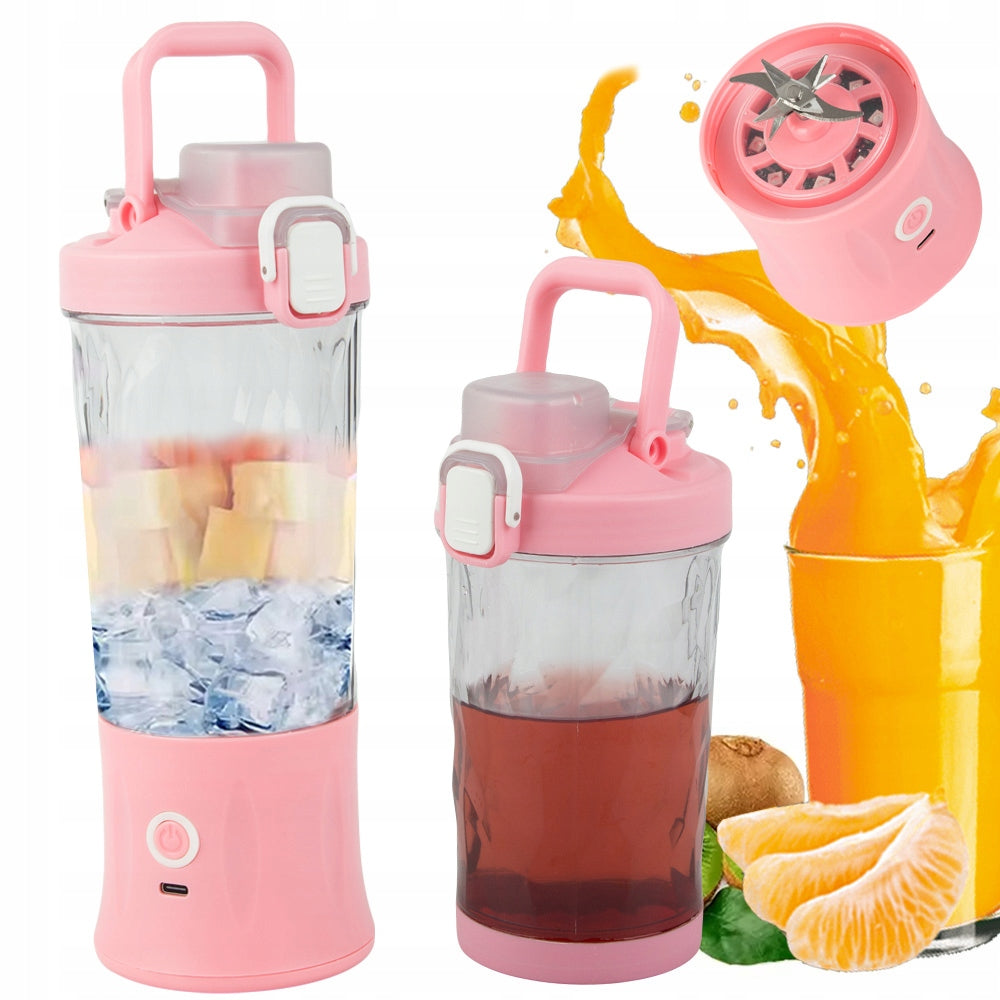 SMOOTHIE BLENDER PORTABLE USB WIRELESS ICE SHREDDER ROSES