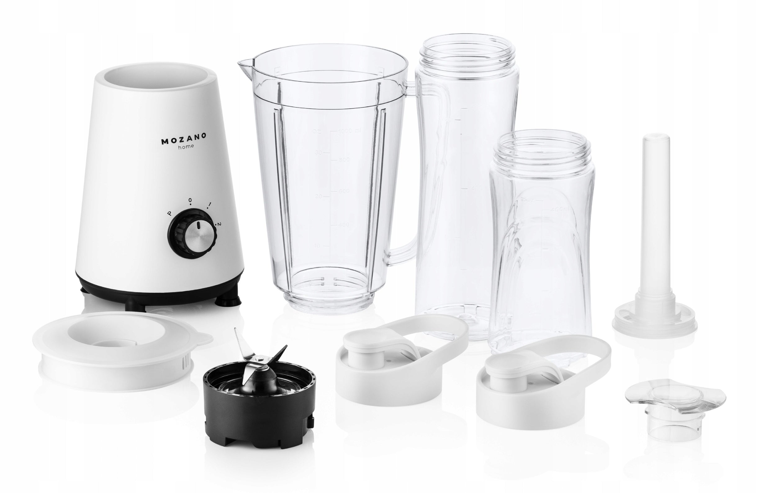 SMOOTHIE COCKTAIL BLENDER 2 COOLING CARTRIDGES + 2 BOTTLES 3in1 Brand Mozano