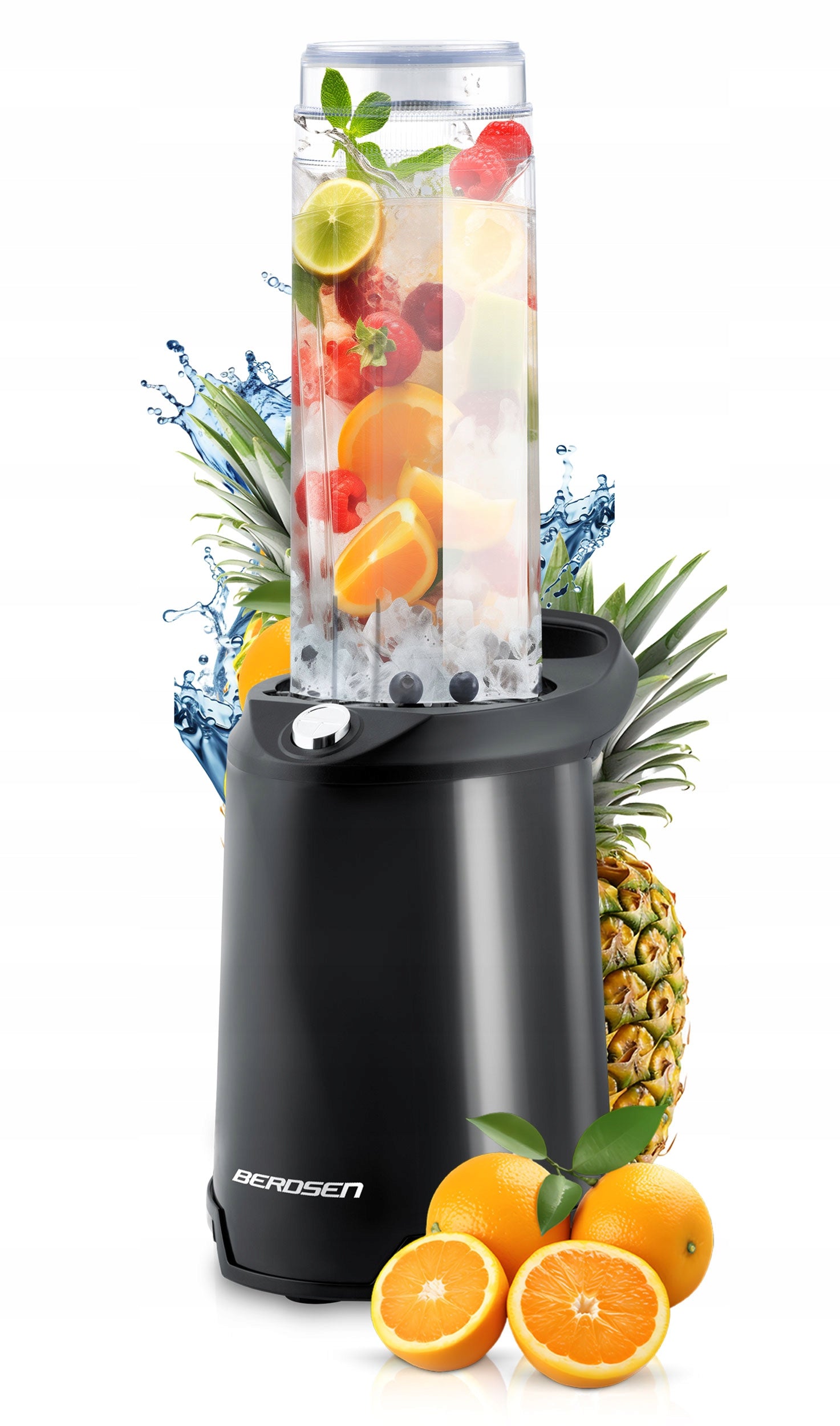 SMOOTHIE CUP BLENDER FOR COCKTAILS BERDSEN 700W + 2 BOTTLES 0,57L Power rating 700 W