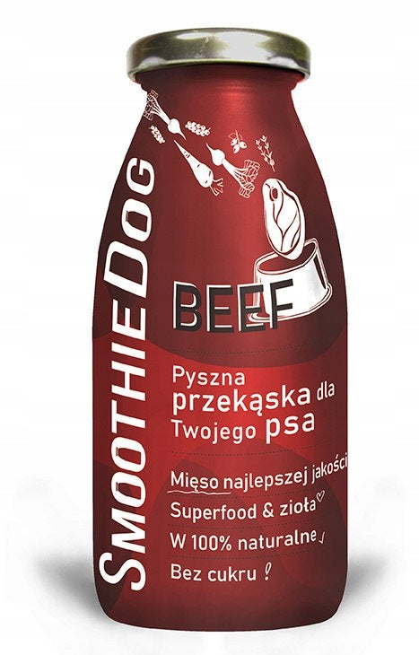 SMOOTHIE DOG Beef Dog Snack 250ml 100% Natural