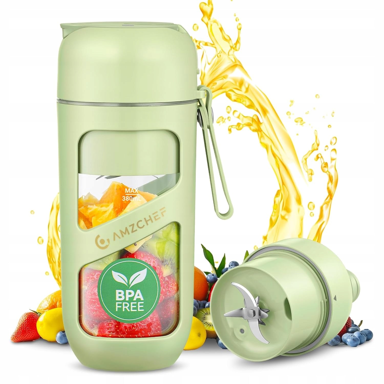 SMOOTHIE JUICE BLENDER AMZCHEF VACUUM CONTAINER