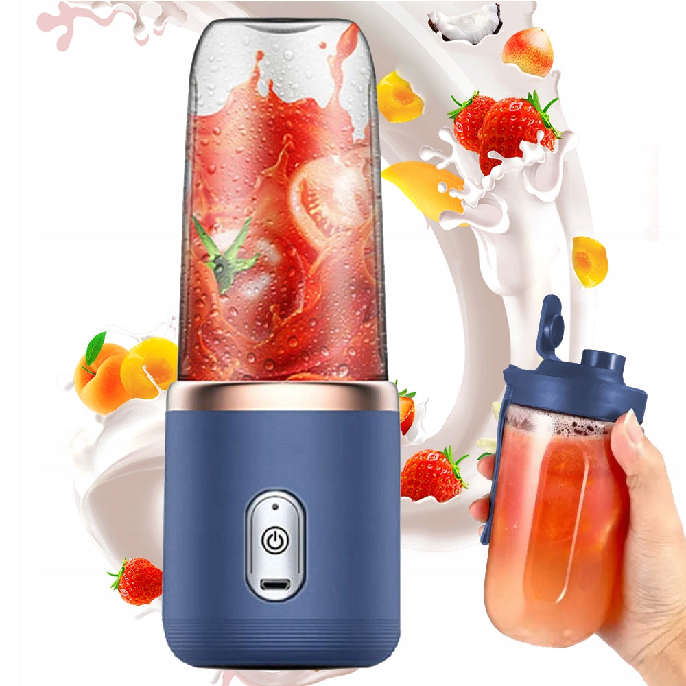 SMOOTHIE JUICE BLENDER WIRELESS PORTABLE 1500MAH 400ML