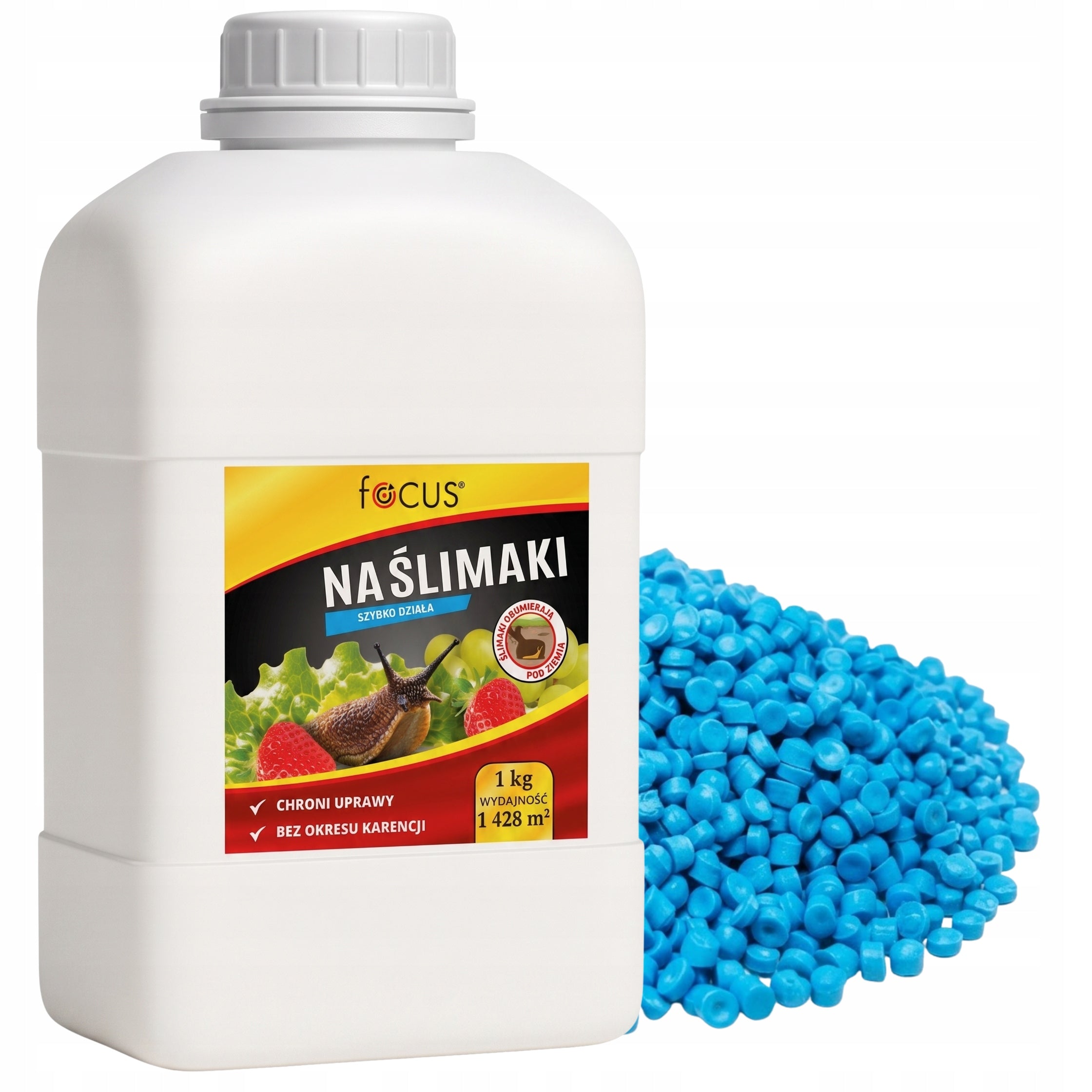 SNAIL POISON 1KG STRONGEST GRANULE Agent Iron Phosphate