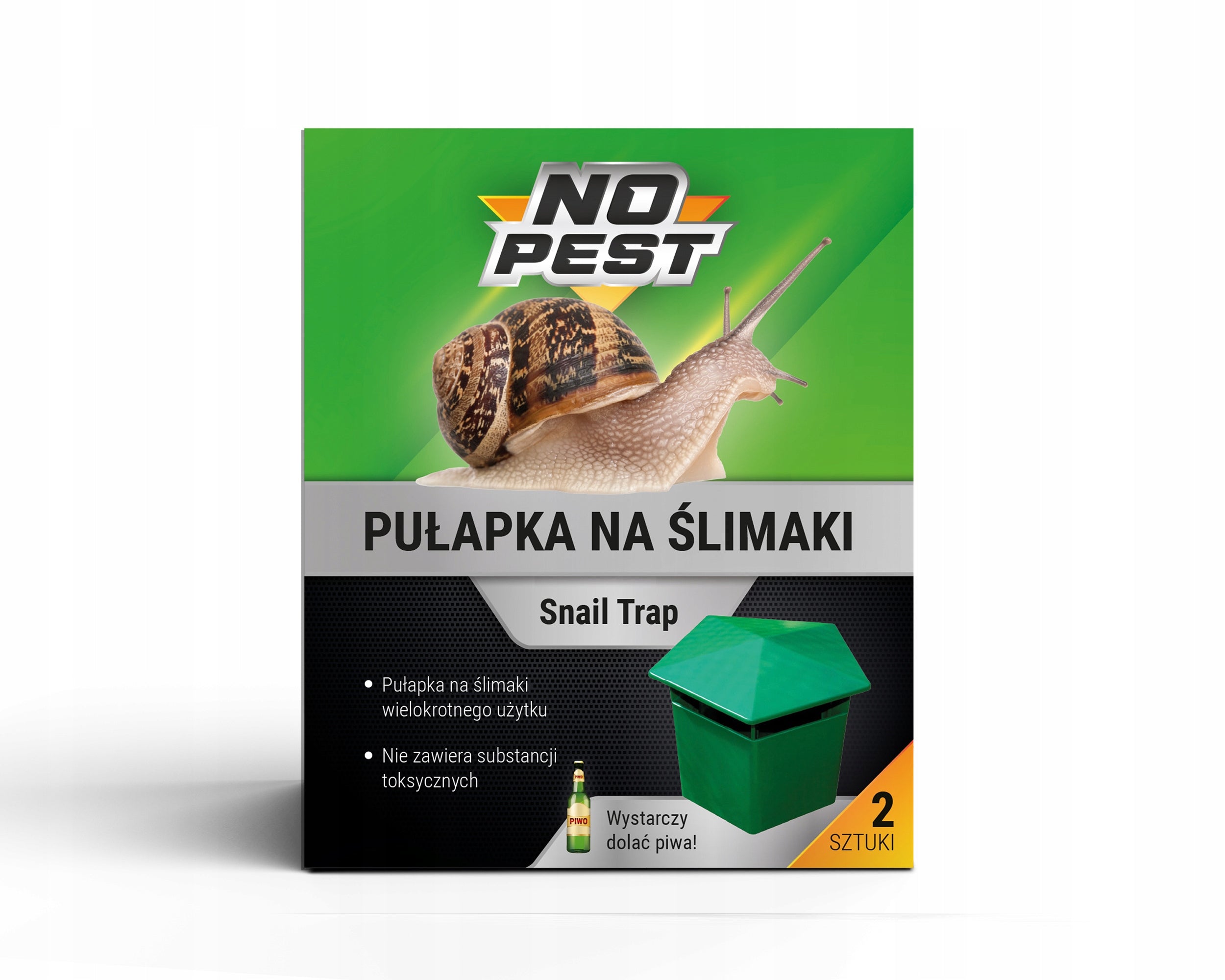 SNAIL TRAP AGAINST SNAILS SNAIL TRAP NO PEST (2 PCS) Product weight with unit packaging 0.07 kg
