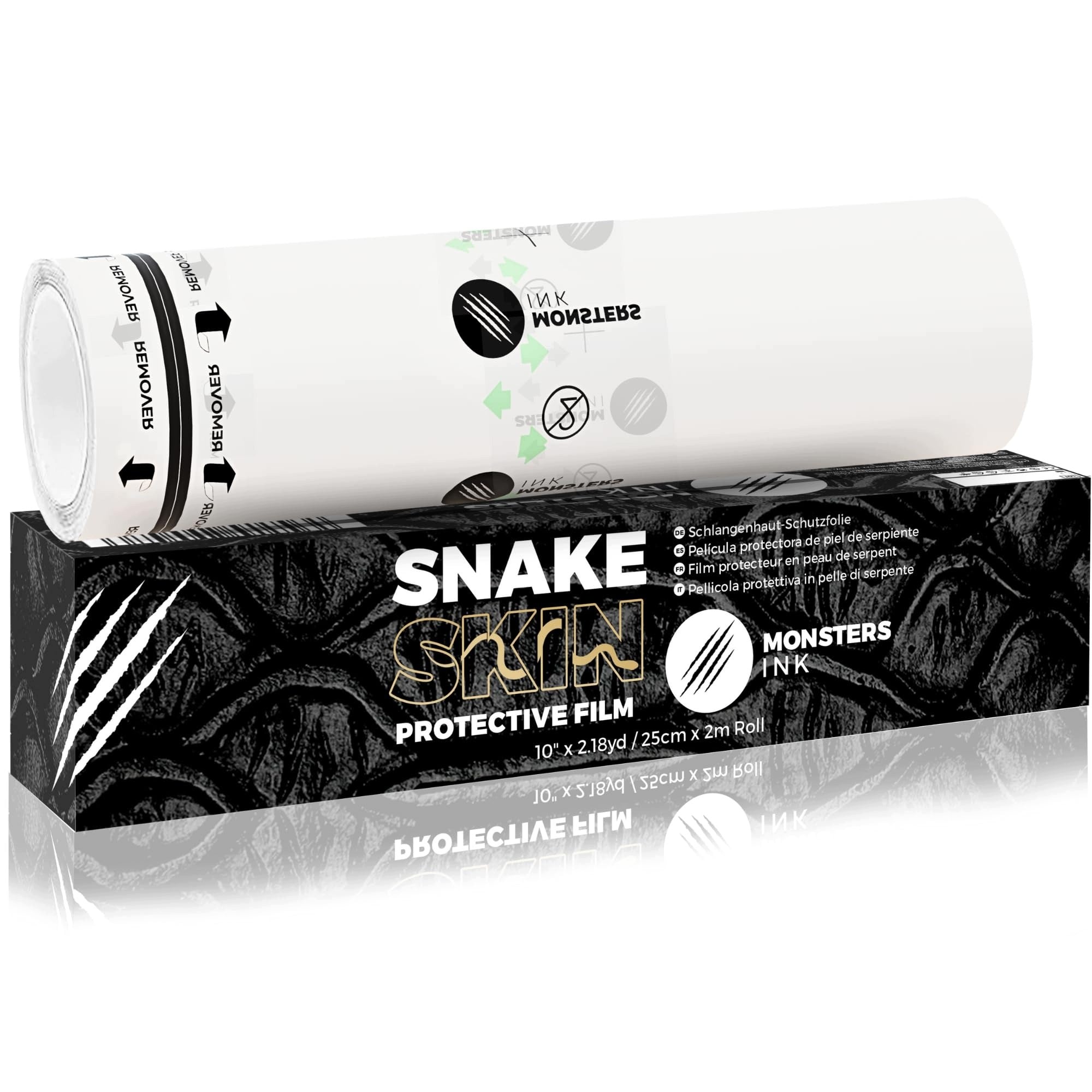 SNAKE SKIN TATTOO PROTECTION FILM 25CM X 2M FOR WORKSHOP