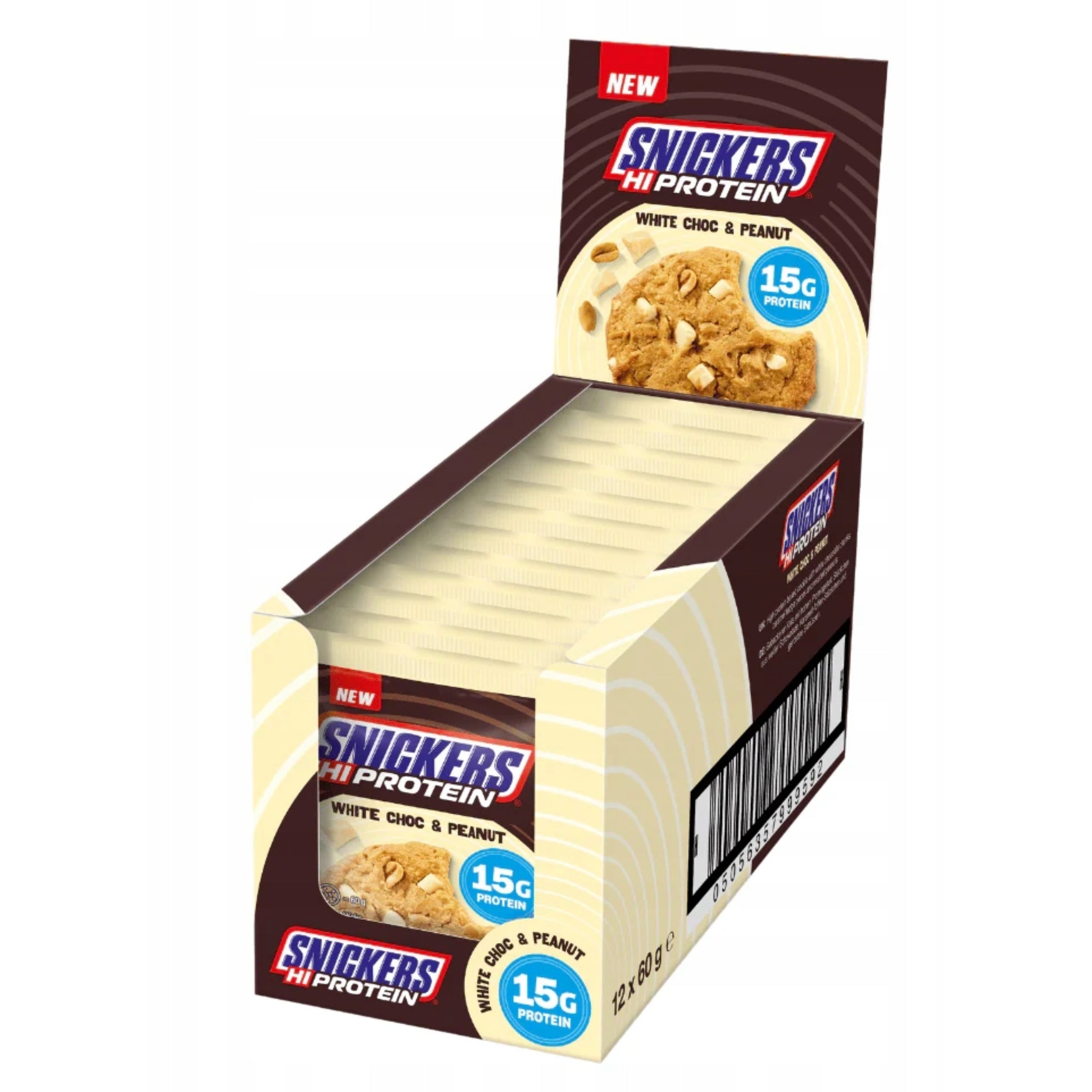 SNICKERS Hi Protein Cookie 12x60g White Chocolate MARS