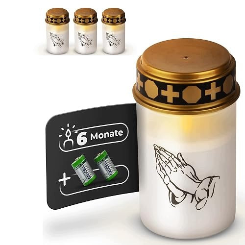 SNITCH LED WHITE FLICKERING EFFECT BATTERY MEMORY CEMETERY CHRISTMAS GIFT Brand no brand