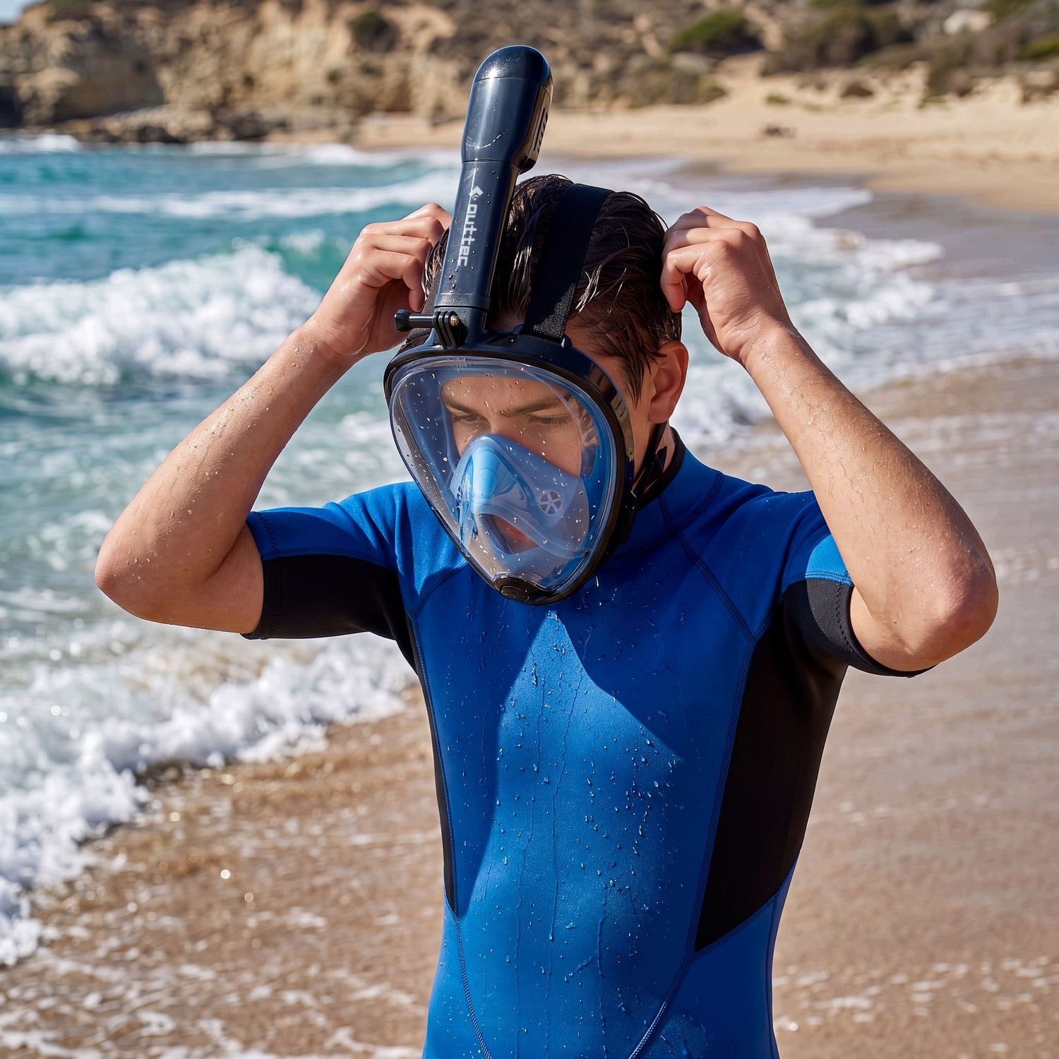 SNORKEL MASK FULL FACE S/M OUTTEC Packaging status original