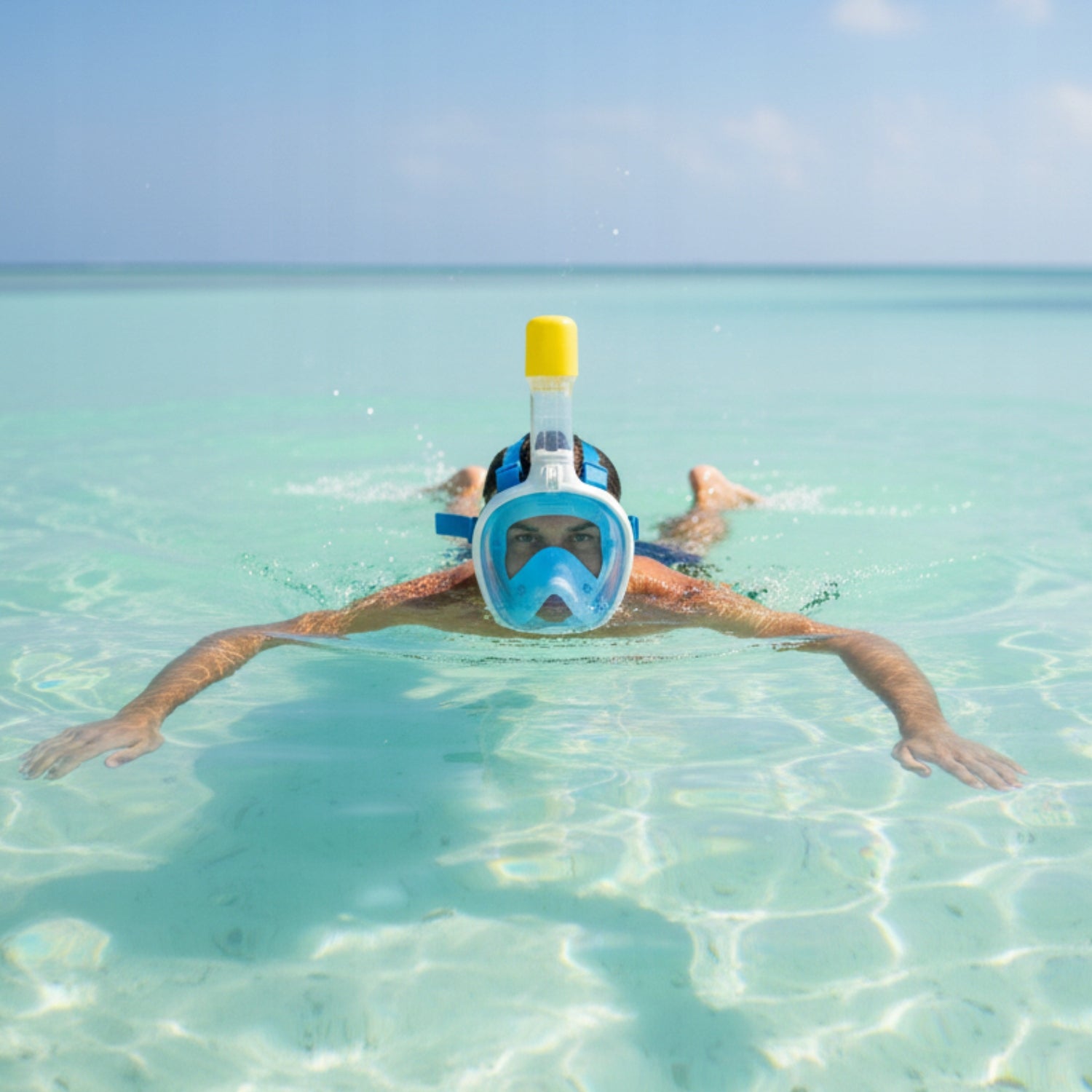 SNORKELING MASK WITH TUBE FULLFACE FOLDING S/M DURABLE Manufacturer code Snorkering.Cat