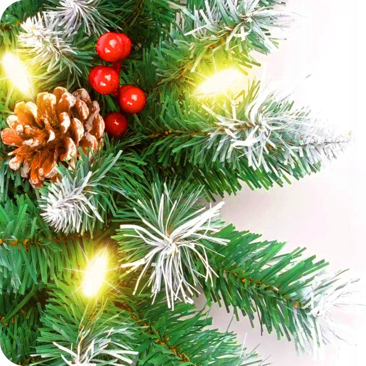 SNOW-COVERED CHRISTMAS GARLAND ARTIFICIAL CHRISTMAS TREE + 100 LED 300 cm Manufacturer code STROIK OŚNIEŻONA GIRLANDA ŚWIĄTECZNA CHOINKA
