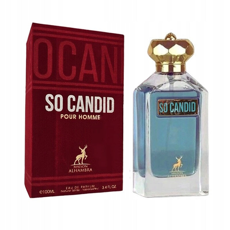 SO CANDID POUR HOMME MAISON ALHAMBRA 100ML EDP ORIGINAL ARABIC PERFUME