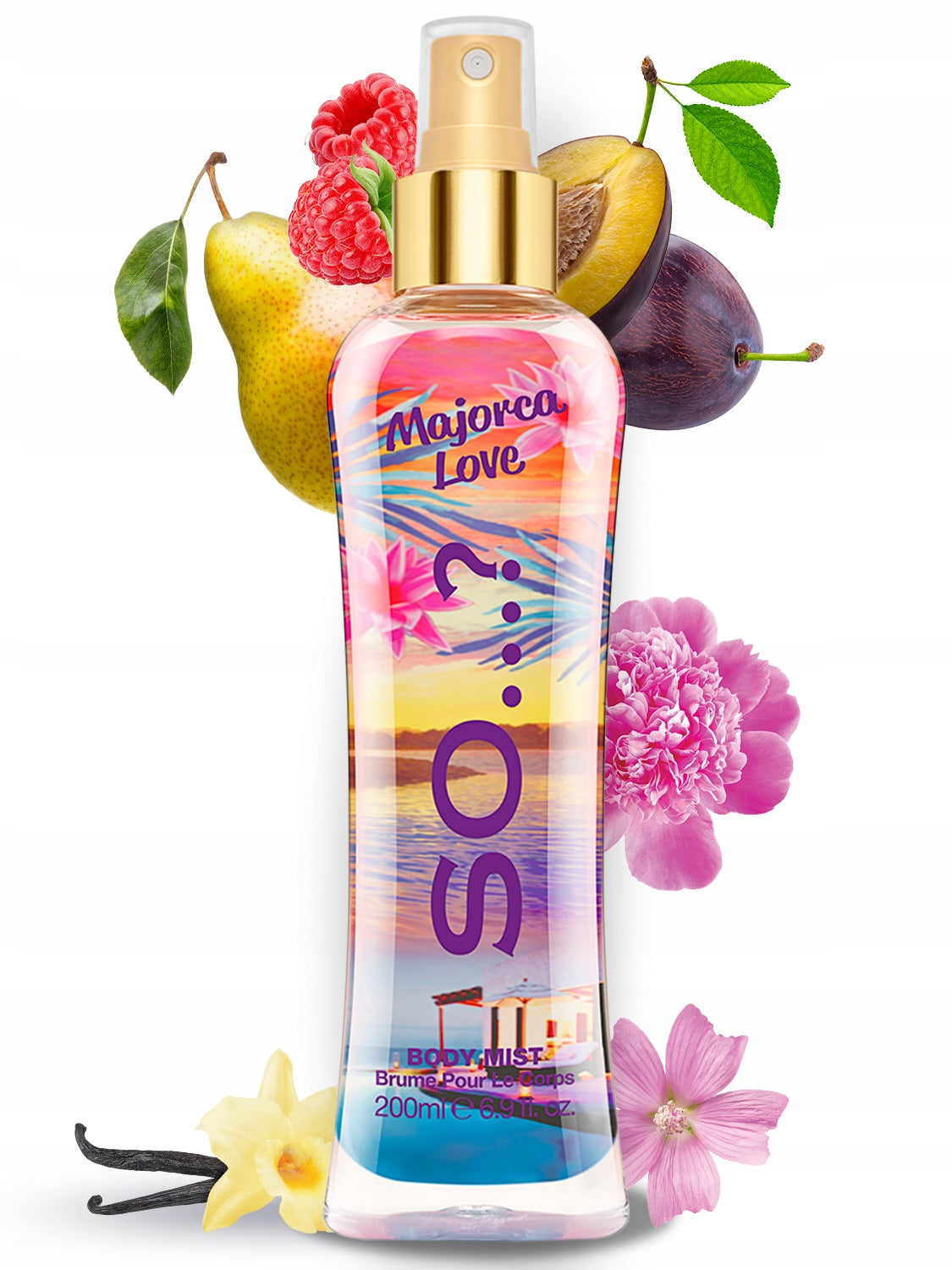 SO...? Majorca Love Body Fragrance Mist 200 ml, Women's Perfume