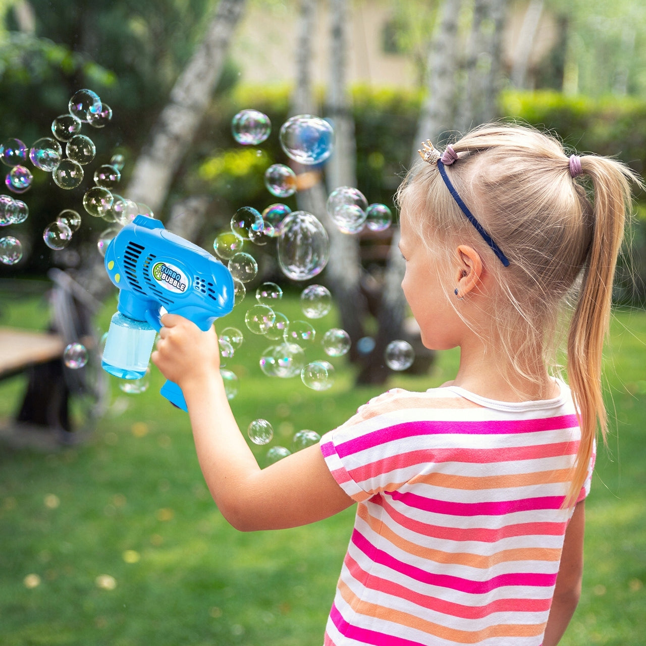 SOAP BUBBLE GUN AUTOMATIC MACHINE LIQUID SOAP BUBBLES FOR CHILDREN Kind machine