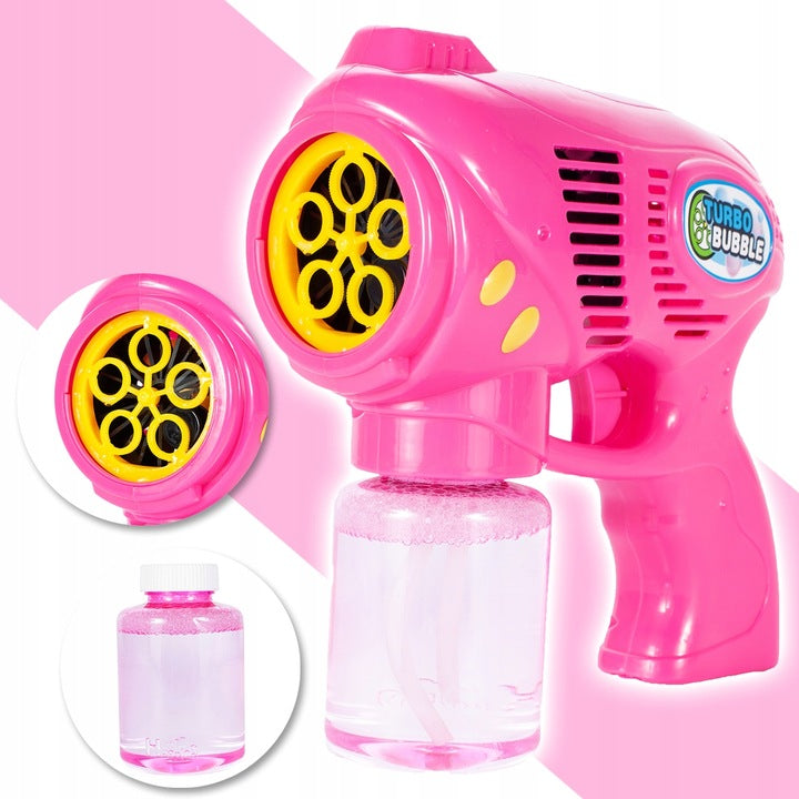 SOAP BUBBLE GUN AUTOMATIC MACHINE LIQUID SOAP BUBBLES FOR CHILDREN
