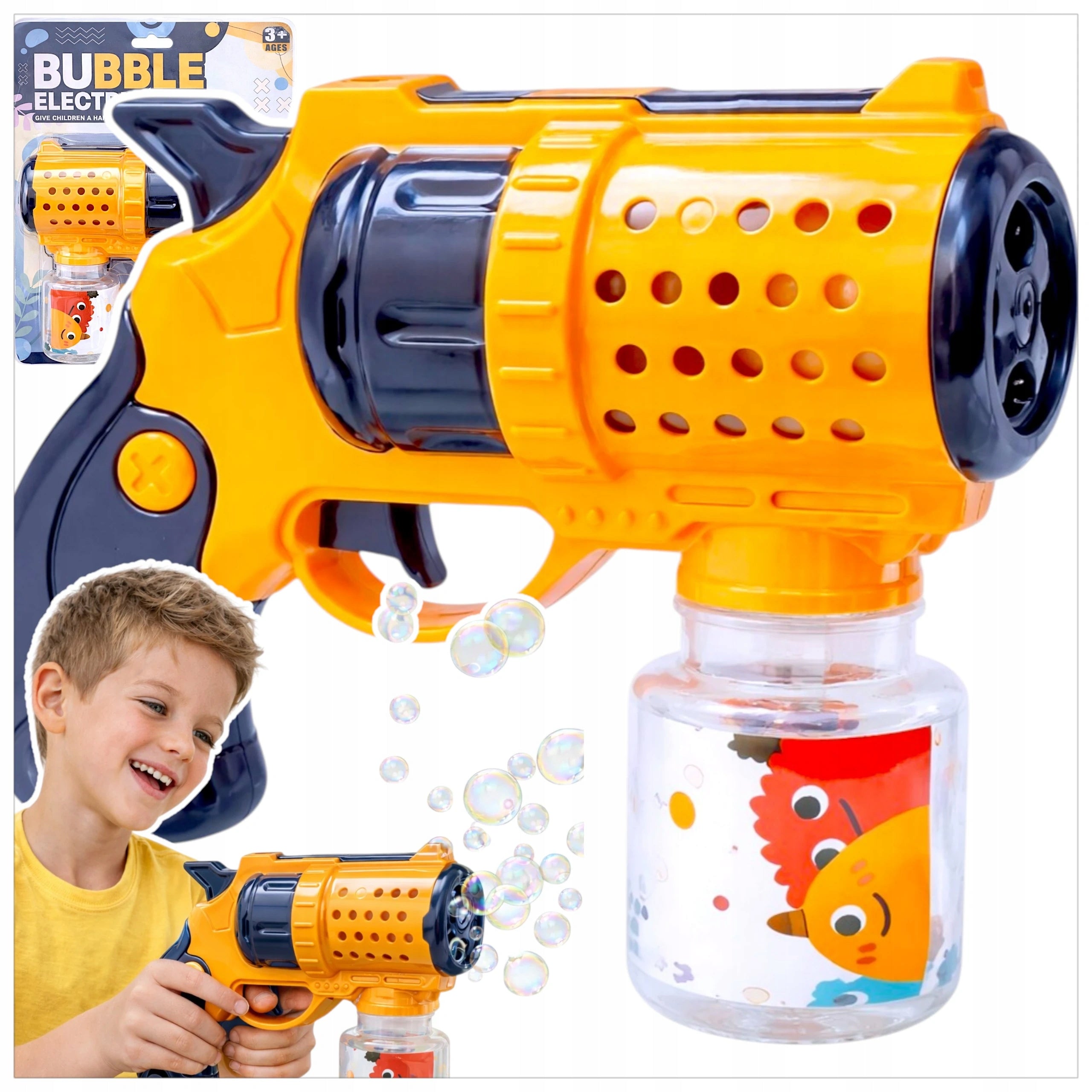 SOAP BUBBLE GUN ELECTRIC GUN BUBBLE MACHINE + LIQUID Manufacturer code PISTOLET DO BANIEK MYDLANYCH mega GUN