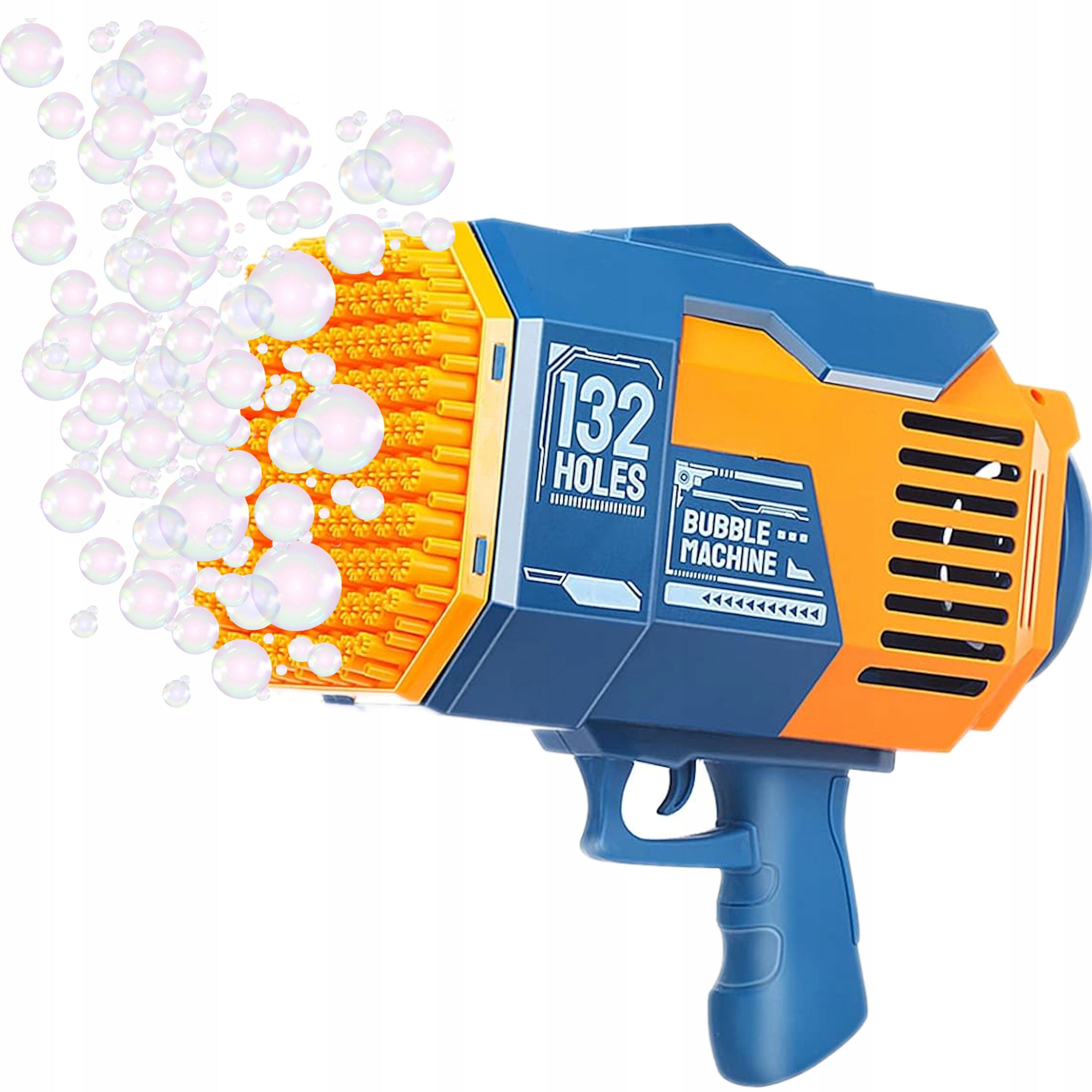 SOAP BUBBLE GUN + SOAP BUBBLE LIQUID 132 AUTOMATIC BAZOOKA COIL Brand Coil