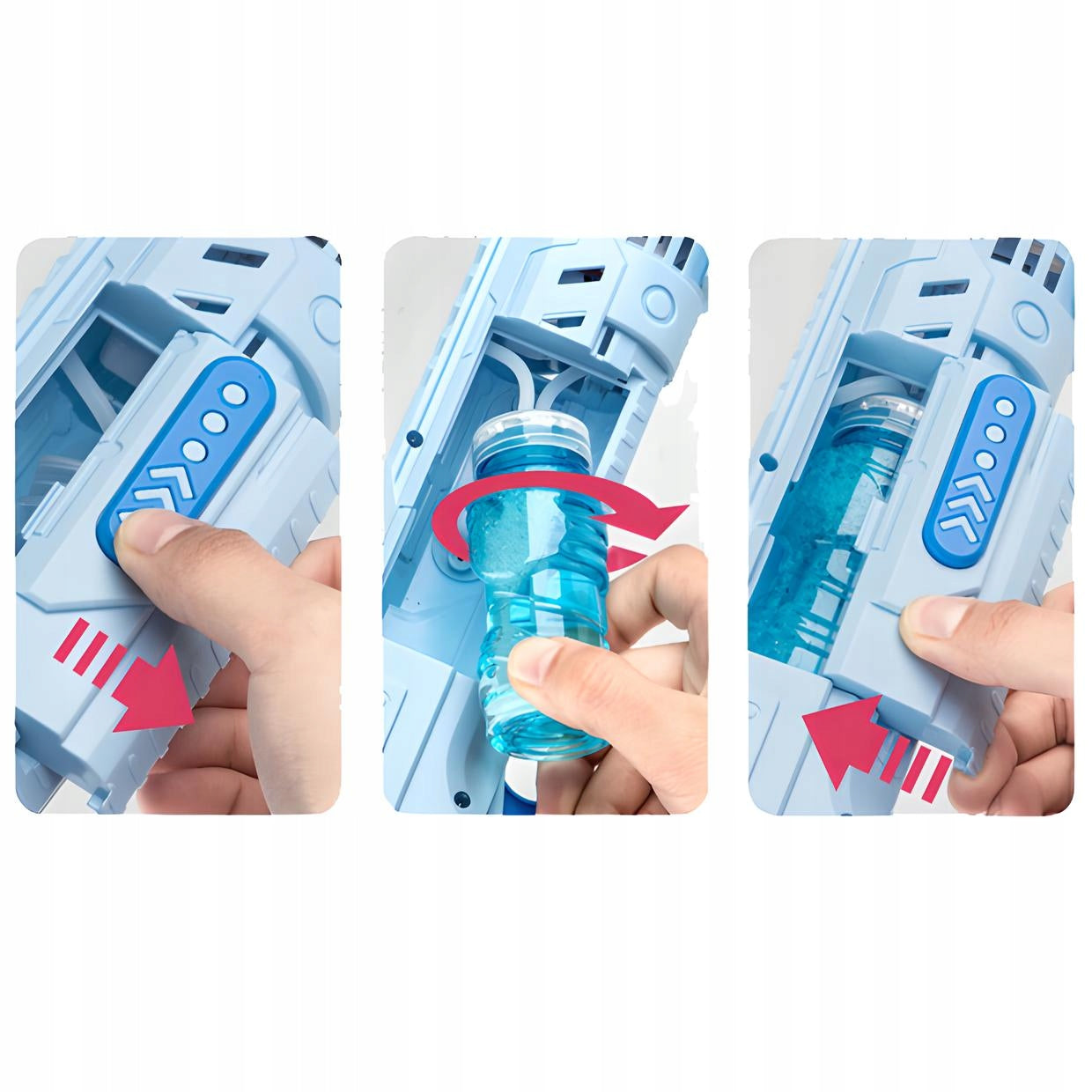 SOAP BUBBLE GUN SOAP BUBBLE MACHINE BAZOOKA AUTOMATIC +LIQUID EAN (GTIN) 5905378752771