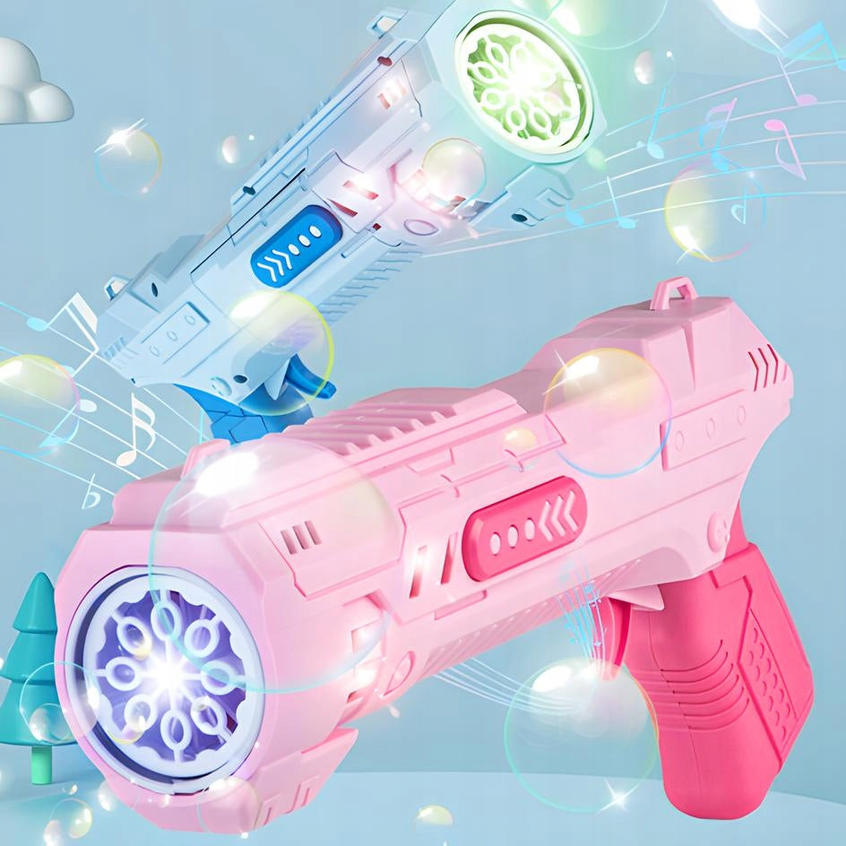 SOAP BUBBLE GUN SOAP BUBBLE MACHINE BAZOOKA AUTOMATIC +LIQUID Manufacturer code MASTIF-00326