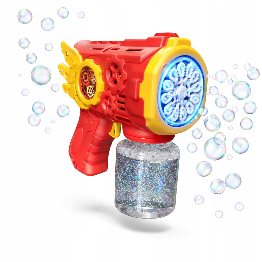 SOAP BUBBLE GUN SOAP BUBBLE MACHINE + LIQUID E2303 EMAJ Kind pistols