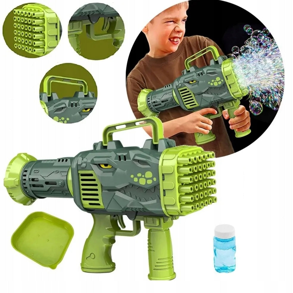 SOAP BUBBLE Gun AUTOMATIC LED BACKLIGHT LIQUID 100ML FOR KIDS
