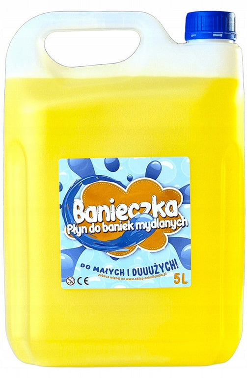 SOAP BUBBLE LIQUID 5L = 5000 ml LARGE SOAP BUBBLES - BUBBLE