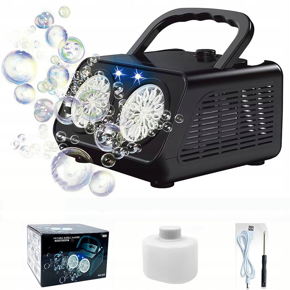 SOAP BUBBLE MACHINE FOR CHILDREN AUTOMATIC GENERATOR FOR FUN