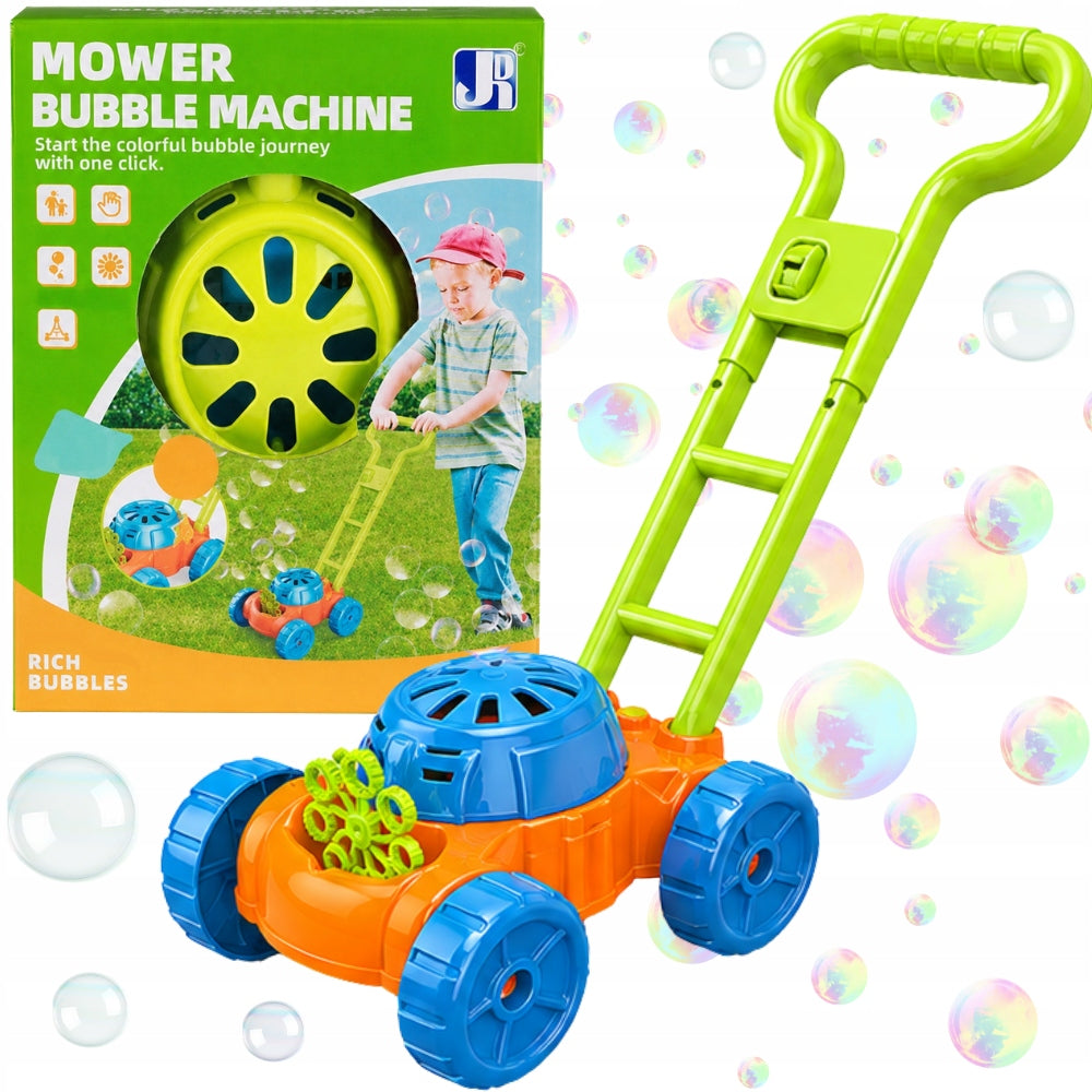 SOAP BUBBLE MOWER BATTERY OPERATED SOAP BUBBLE MACHINE Packaging status original