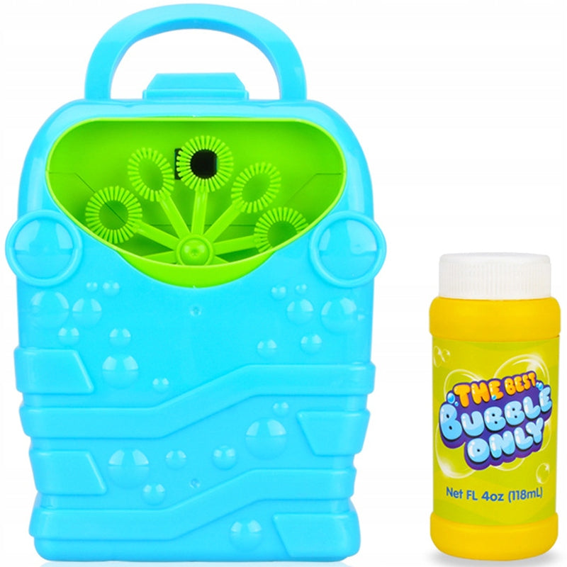 SOAP BUBBLES FOR KIDS EFFICIENT generator BUBBLE MAKING MACHINE +LIQUID Manufacturer code WYTWORNICA PISTOLET WYRZUTNIA NA BAŃKI ZABAWA