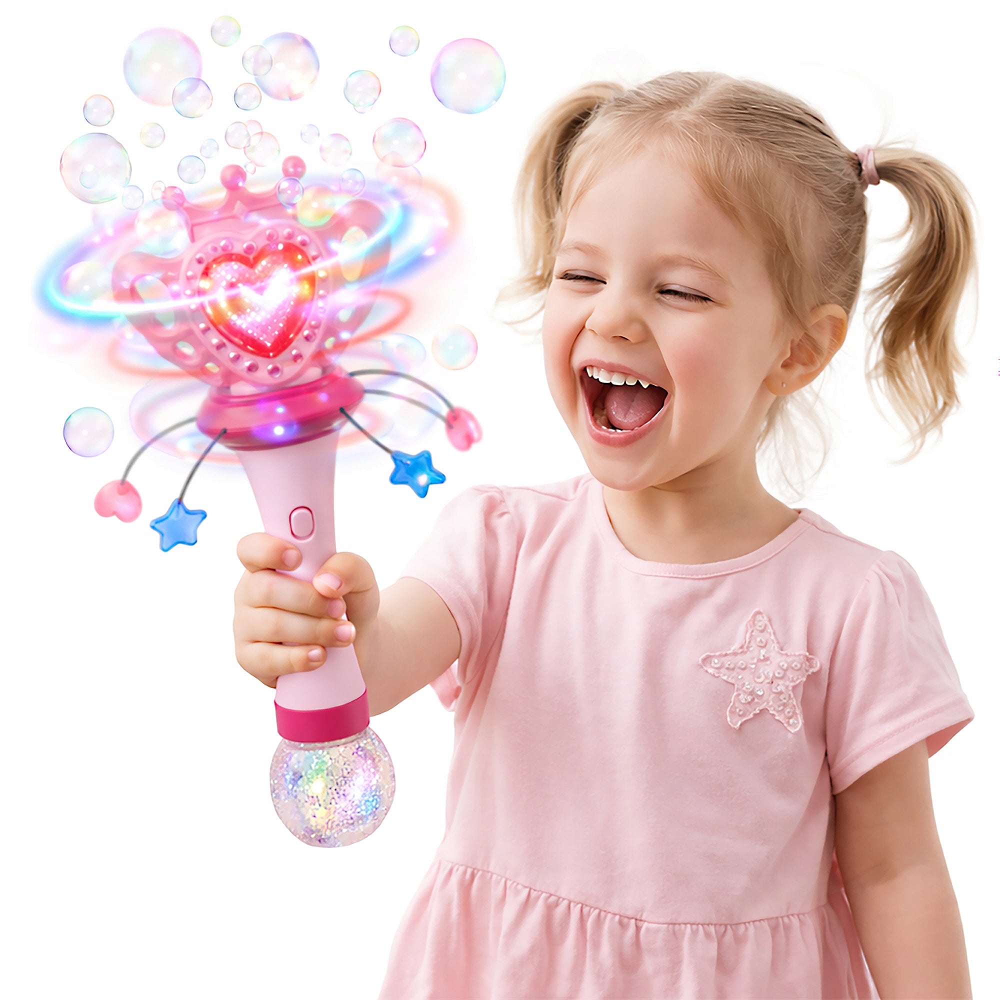 SOAP BUBBLES SOAP BUBBLE MACHINE MAGIC WAND SOUND + LIQUID Packaging status original