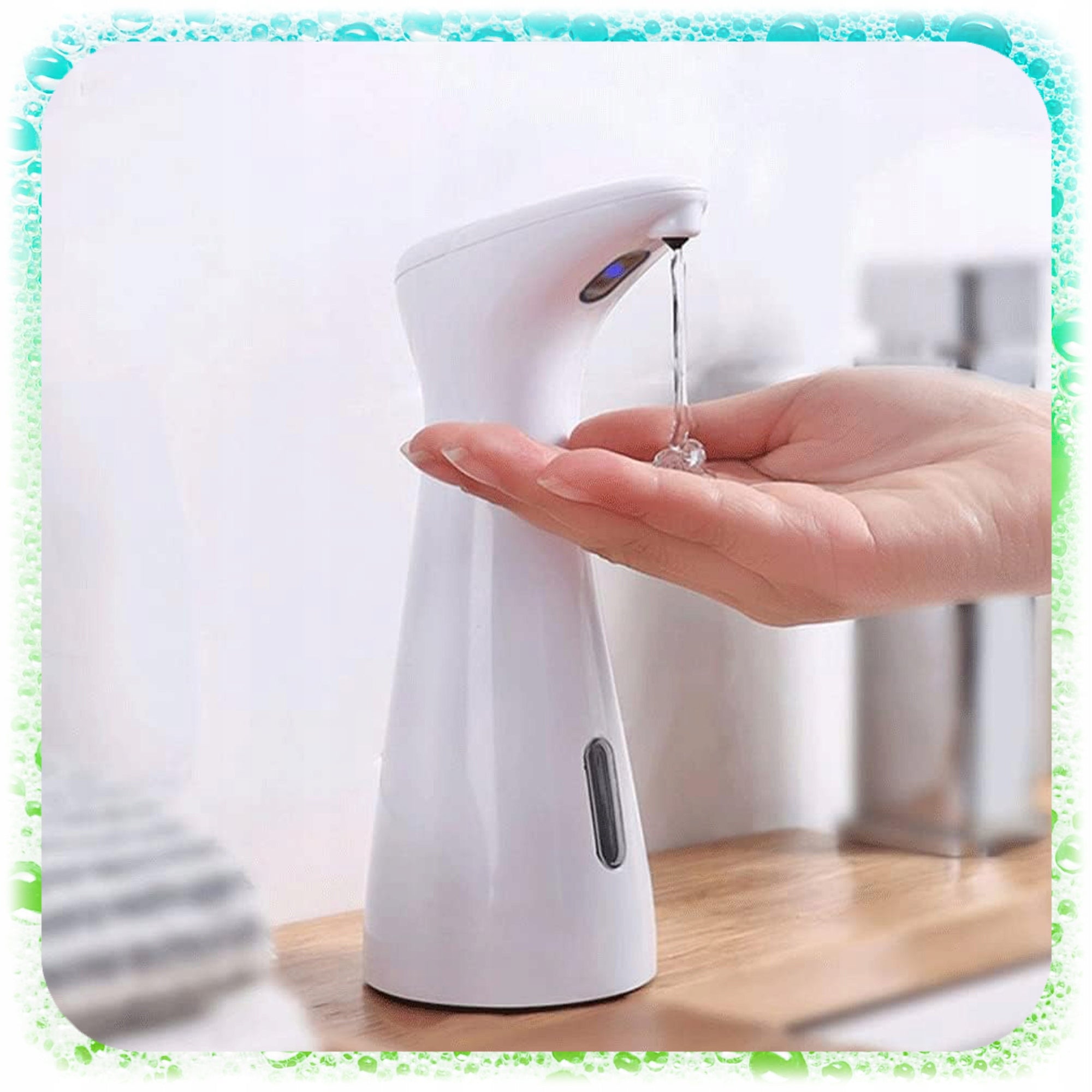 SOAP DISPENSER AUTOMATIC LIQUID 200ML NON-CONTACT DISPENSER WHITE Manufacturer code DYSPENSER DO MYDŁA BIAŁY BEZDOTYKOWY STOJĄCY