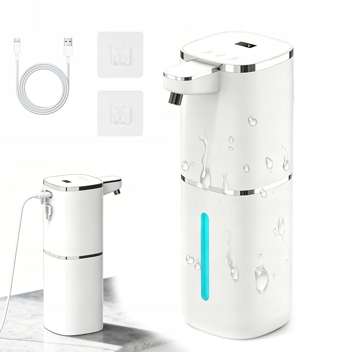 SOAP DISPENSER AUTOMATIC TOUCHLESS WALL DISPENSER 400ml USB C