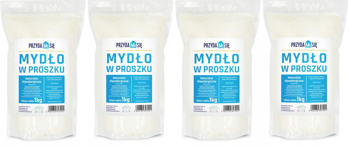 SOAP FLAKES Soap Powder NATURAL 4 x 1kg