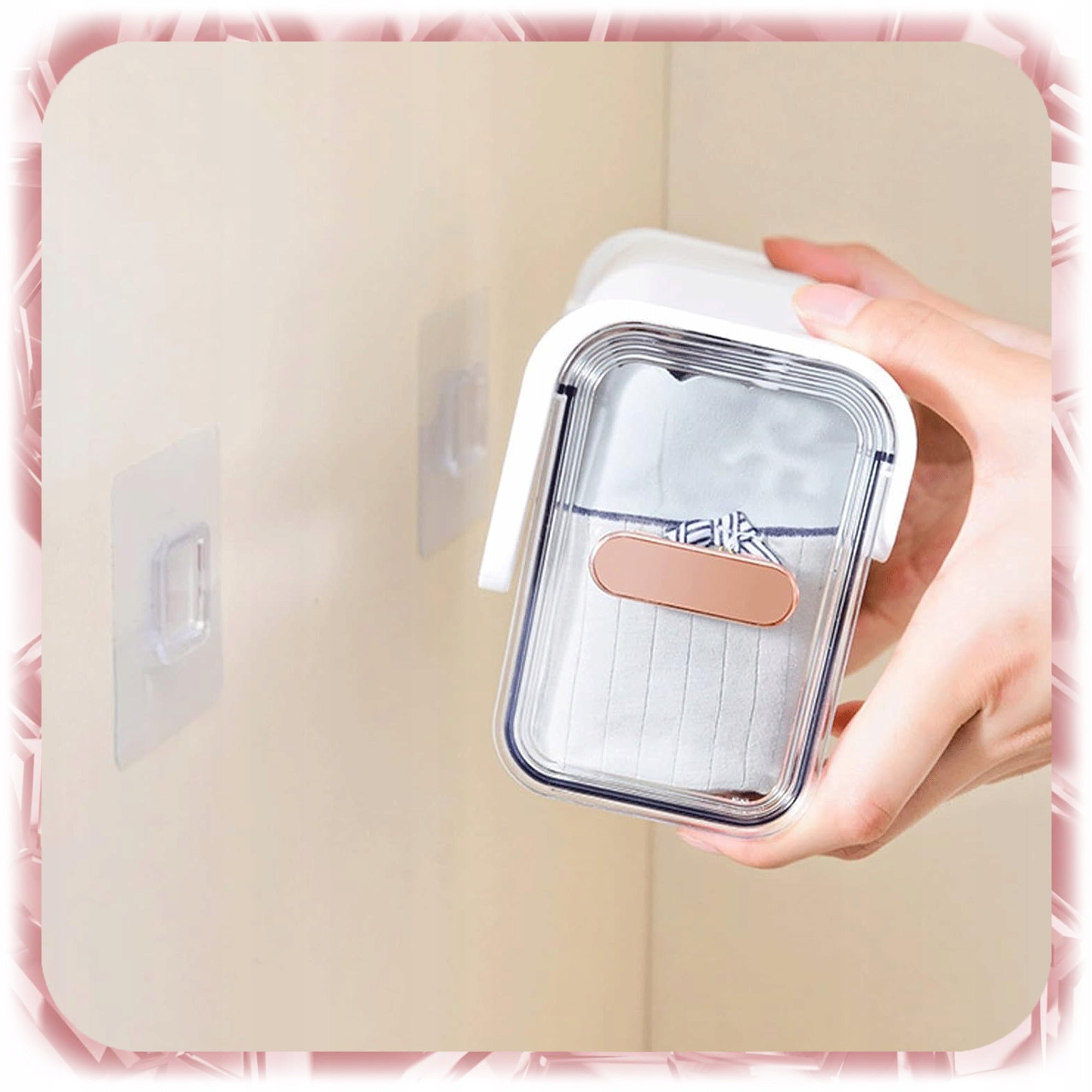 SOCK UNDERWEAR ORGANIZER 6 COMPARTMENTS HANGING CONTAINER PULL-OUT WARDROBES Number of pieces 1 pcs