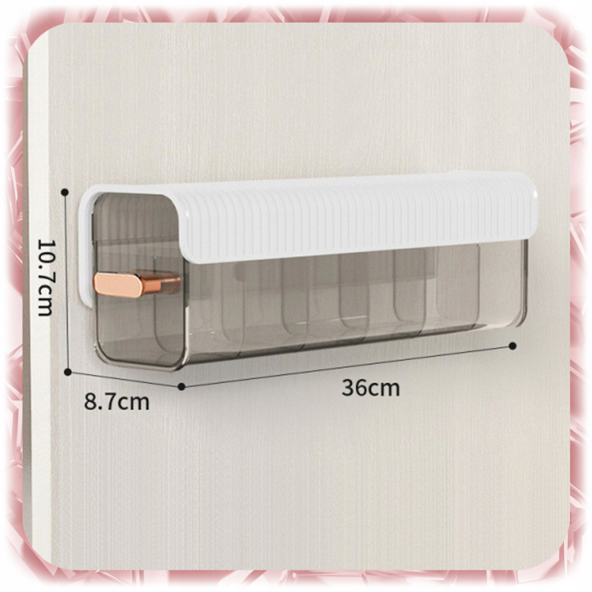 SOCK UNDERWEAR ORGANIZER 6 COMPARTMENTS HANGING CONTAINER PULL-OUT WARDROBES Product height 10.7 cm