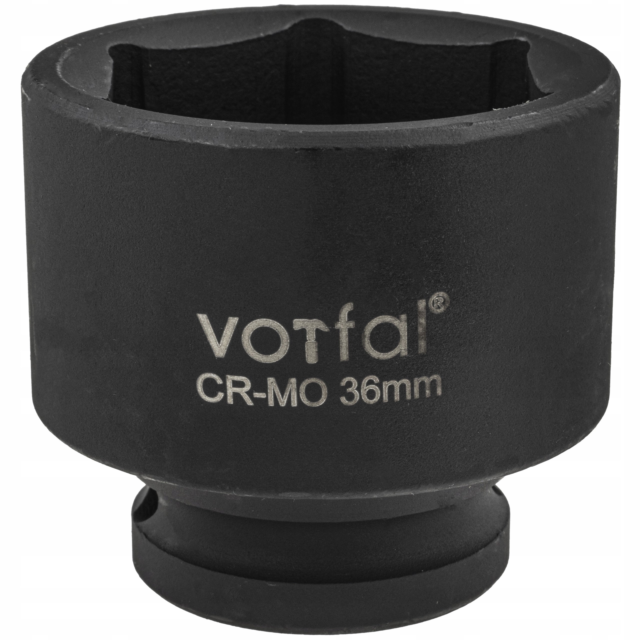SOCKET IMPACT CAP 1/2 INCH IMPACT WRENCH 36MM SHORT 45MM CR-MO 6-ANGLE Brand Vorfal