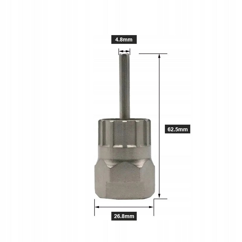 SOCKET WRENCH FOR REMOVING THE CASSETTE GEAR NUT WITH PIN Manufacturer code 9714