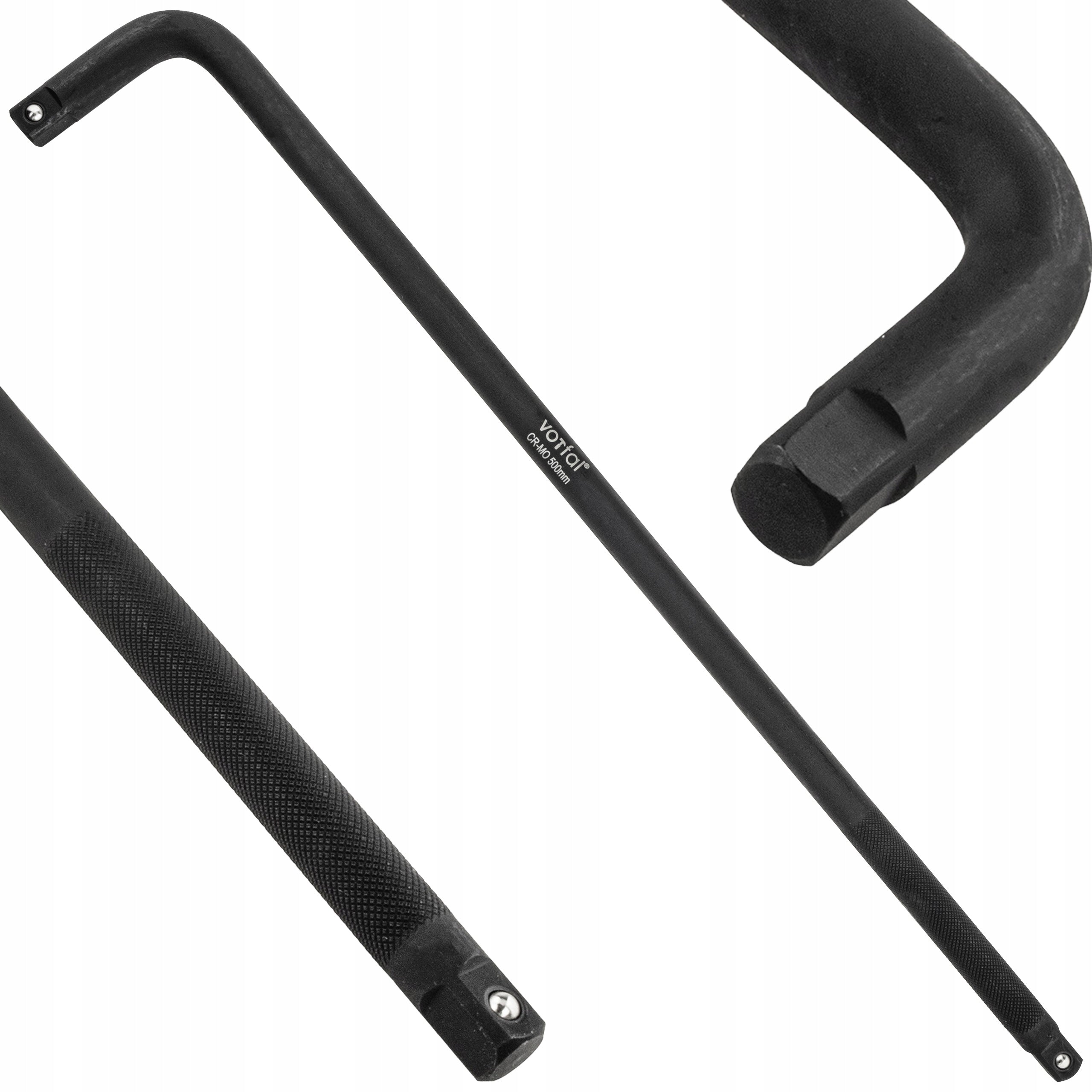 SOCKET WRENCH FOR SOCKETS IMPACT KNOB BENT TYPE L 1/2" 500 MM