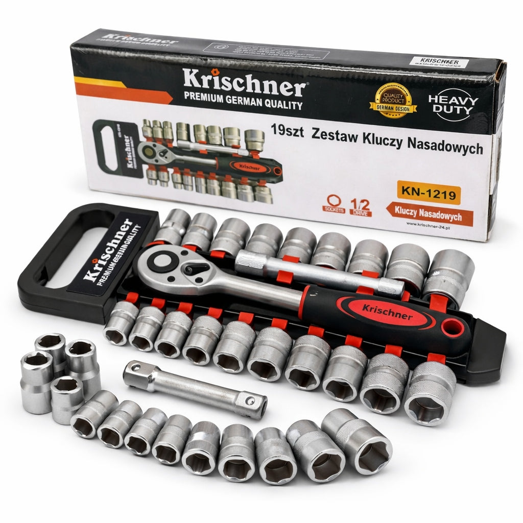 SOCKET WRENCH SET 1/2 19pcs ratchet 8-24mm