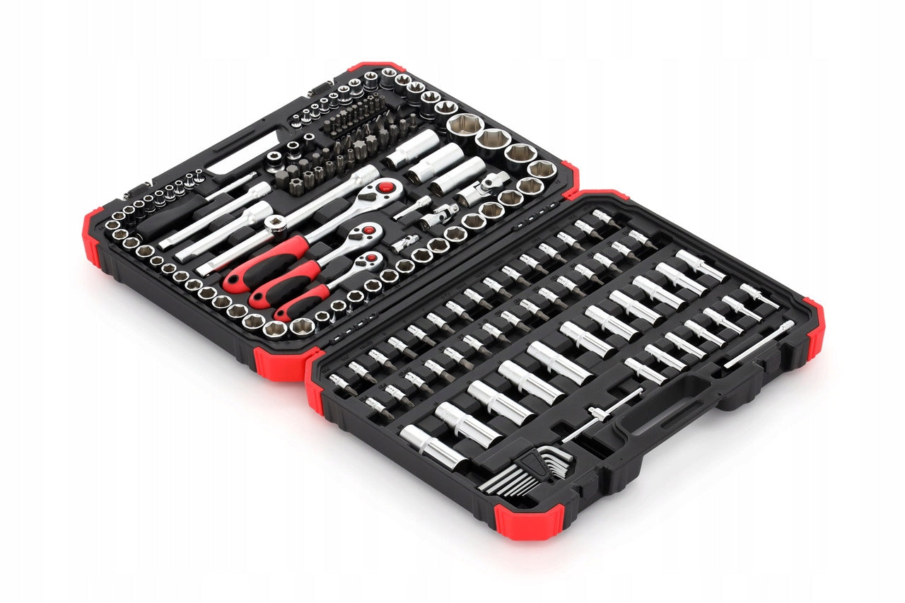 SOCKET WRENCH SET 1/2"-3/8"-1/4" 172-PIECE, R45603172 GEDORE RED Brand Gedore