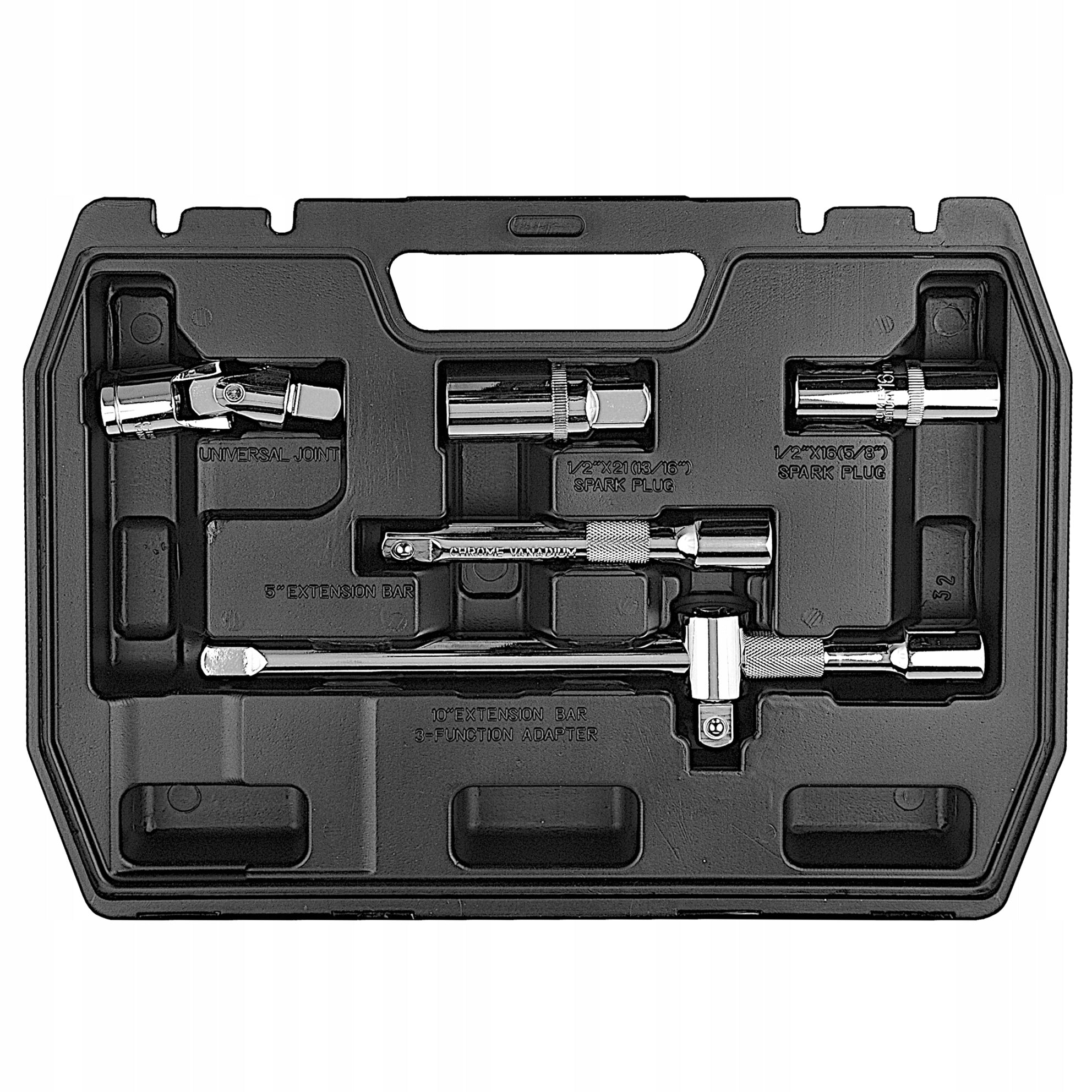 SOCKET WRENCH SET 1/2" 32 ELEMENTS SET SUITCASE Number of items in the set 32